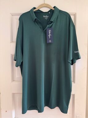 Walter Hagen Men's Green Performance Polo causal or golf wear